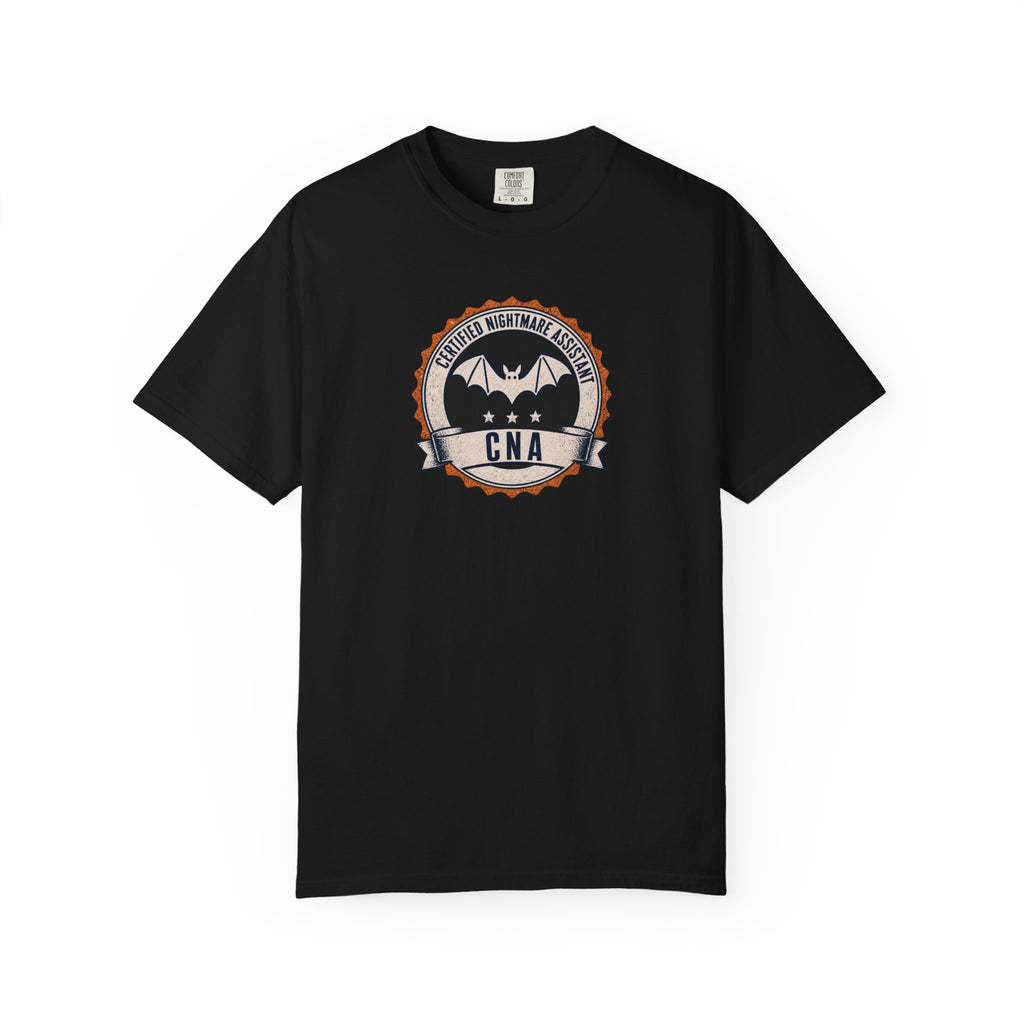 CNA Halloween Shirt, Certified Nightmare Assistant Tee, Funny Nursing Assistant Gift for Nurses & CNAs, Comfort Colors Spooky Season