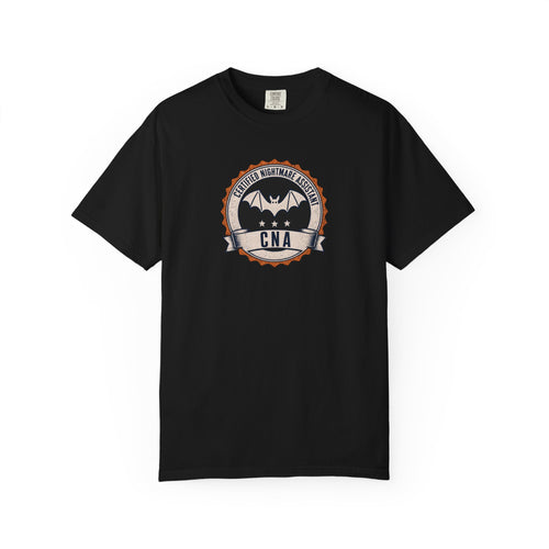 CNA Halloween Shirt, Certified Nightmare Assistant Tee, Funny Nursing Assistant Gift for Nurses & CNAs, Comfort Colors Spooky Season