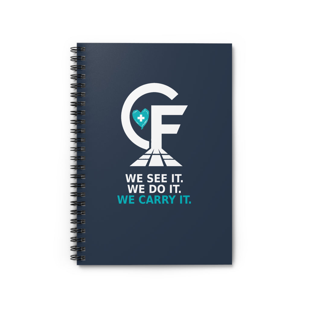 Nurse Notebook — "We See It. We Do It. We Carry It." Spiral Journal for Nurses & CNAs