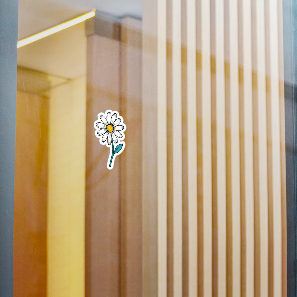 Daisy Nurse Sticker — Cute Floral Kiss-Cut Decal for Water Bottles, Laptops & Badge Reels
