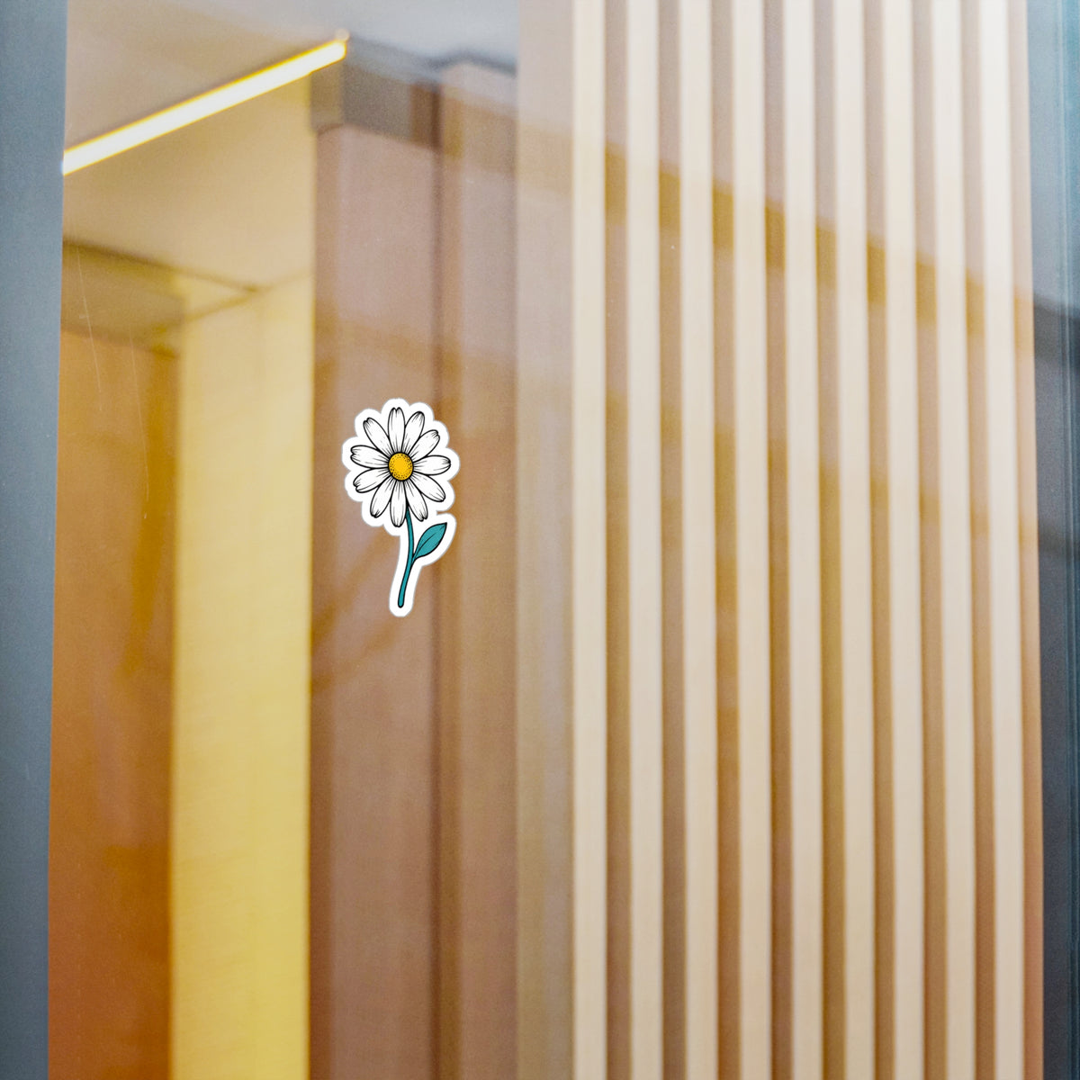 Daisy Nurse Sticker — Cute Floral Kiss-Cut Decal for Water Bottles, Laptops & Badge Reels
