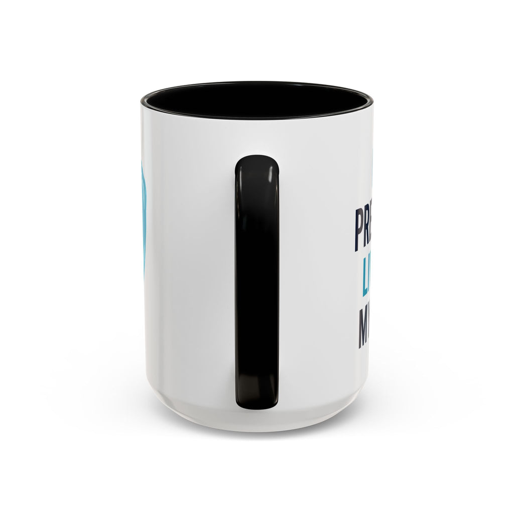 Nurse Grad Mug — "My Preceptor Lives in My Head" Funny Two-Tone Accent Coffee Cup (11oz & 15oz)