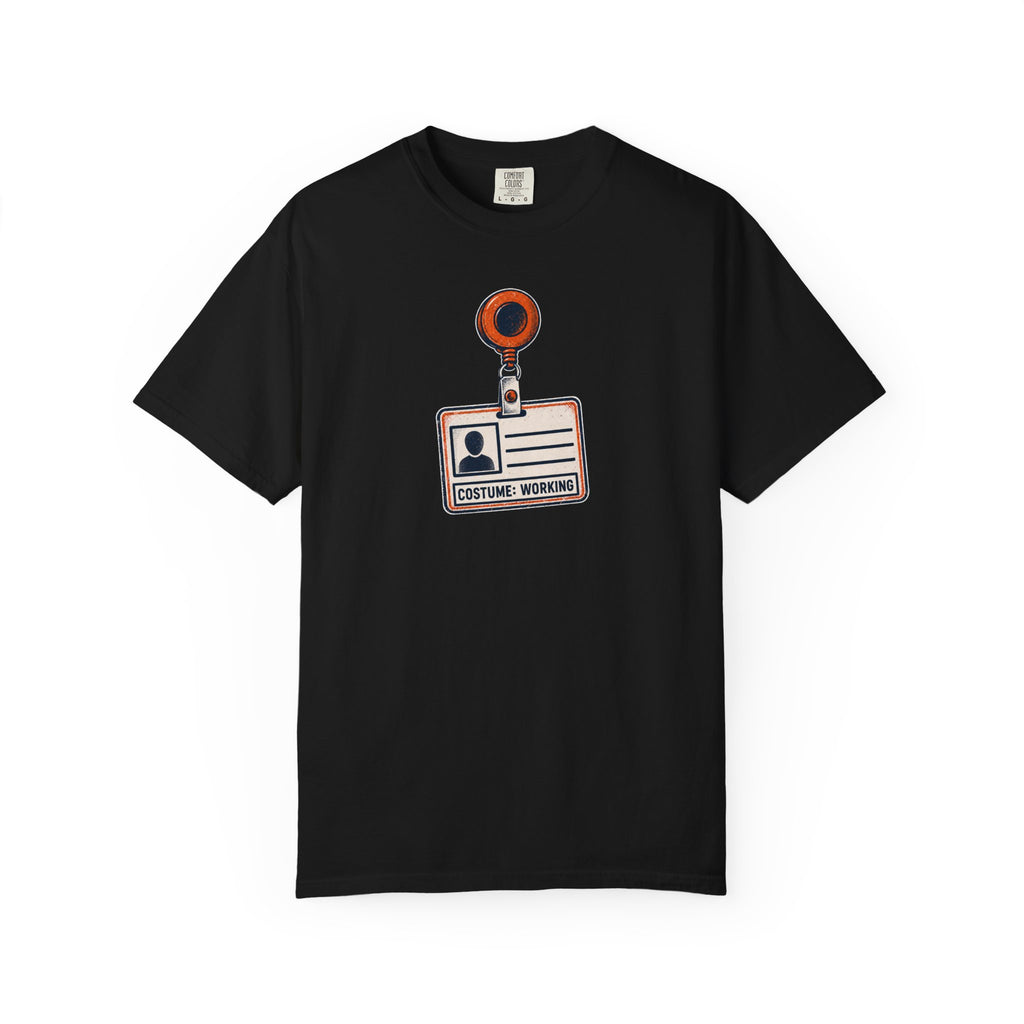 Nurse Halloween Shirt, Costume Working ID Badge Tee, Funny Halloween Shift Gift for Nurses & CNAs, Comfort Colors Spooky Season