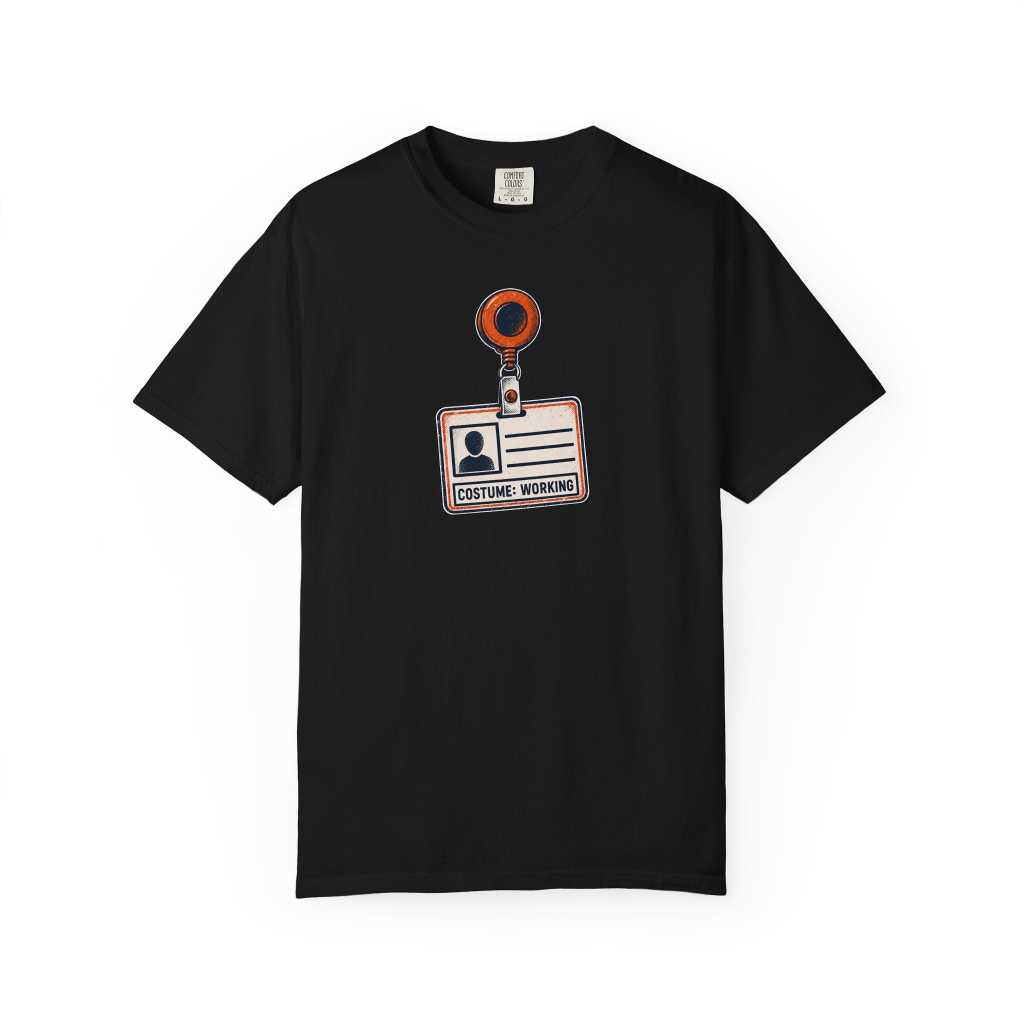 Nurse Halloween Shirt, Costume Working ID Badge Tee, Funny Halloween Shift Gift for Nurses & CNAs, Comfort Colors Spooky Season