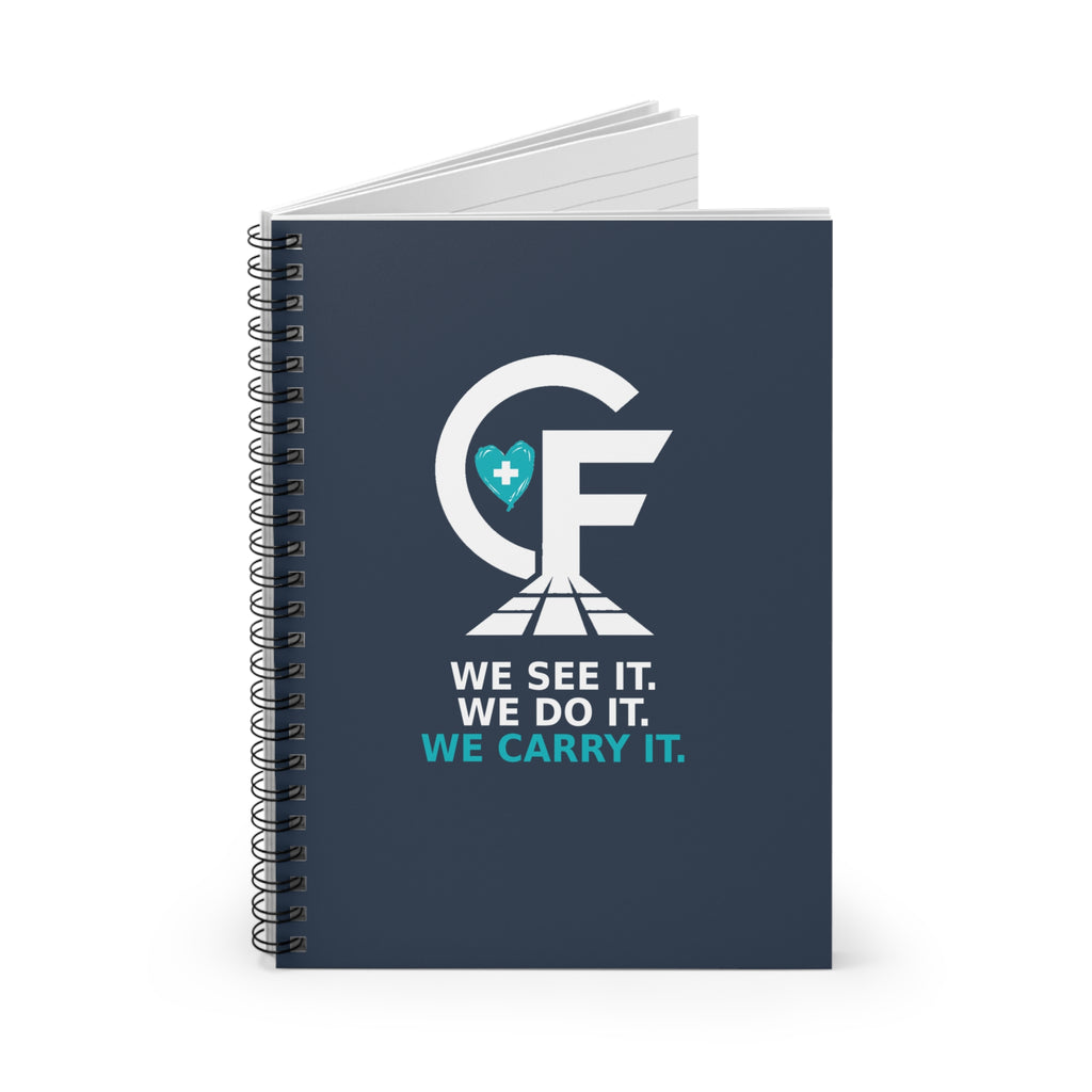 Nurse Notebook — "We See It. We Do It. We Carry It." Spiral Journal for Nurses & CNAs