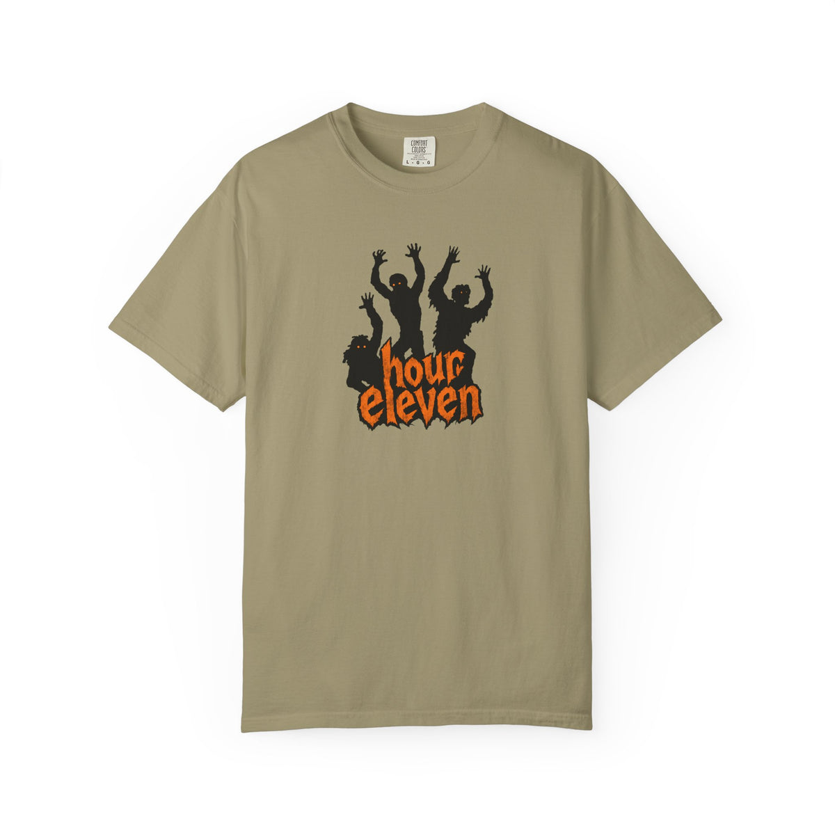 Nurse Halloween Shirt, Hour Eleven Zombie Tee, Funny 12 Hour Shift Gift for Nurses & CNAs, Comfort Colors Night Shift Dark Humor