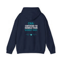 CNA Hoodie — "Certified to Handle Your Worst Day" Funny Nursing Assistant Heavy Blend Hoodie Gift