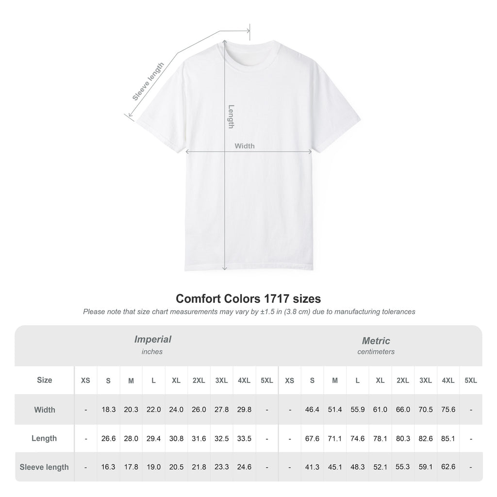 Nurse T-Shirt — "I'd Rather Be Charting" Funny Unisex Heavyweight Garment-Dyed Tee for RNs & Nursing Students