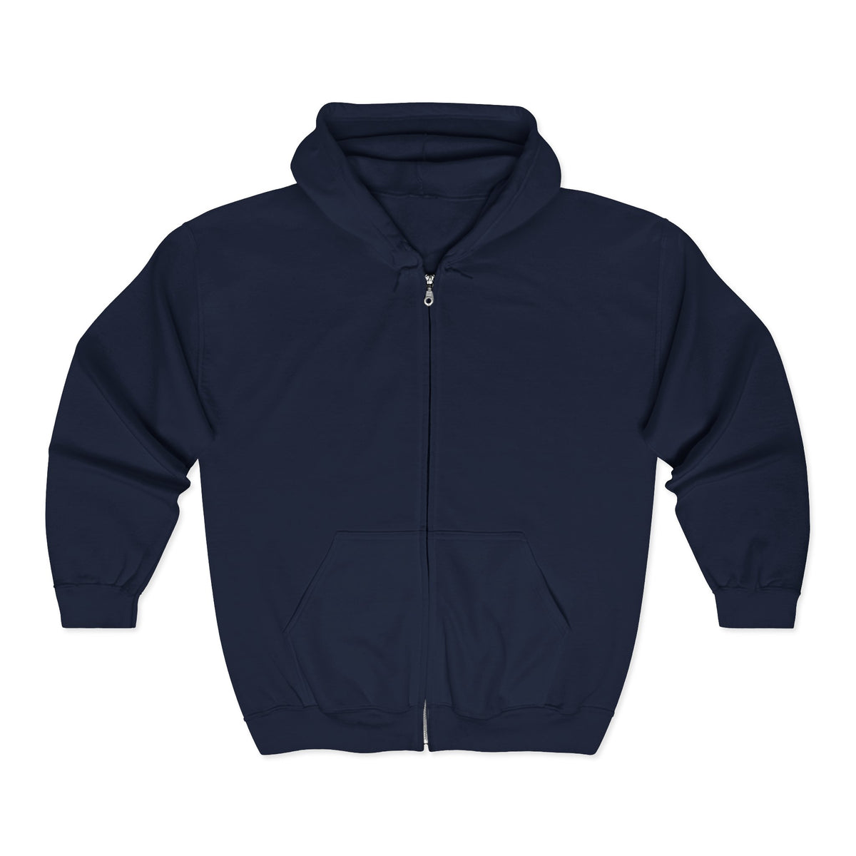 Carry the Floor Zip Hoodie — Icon Logo Heavy Blend Full-Zip Hoodie for Nurses & CNAs | Brand Apparel