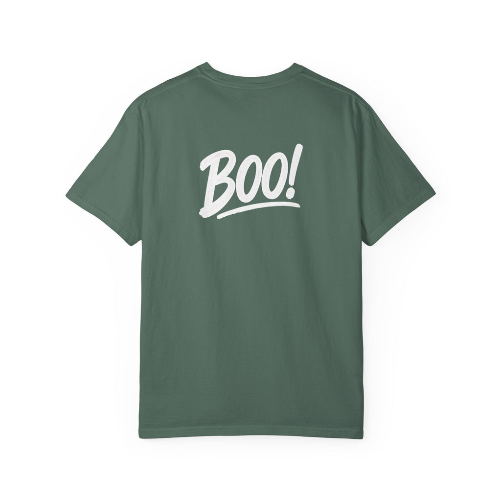 Nurse Halloween Shirt, Compassion Care Can't Scare Tee, Funny Boo Back Print Gift for Nurses & CNAs, Comfort Colors Spooky Season