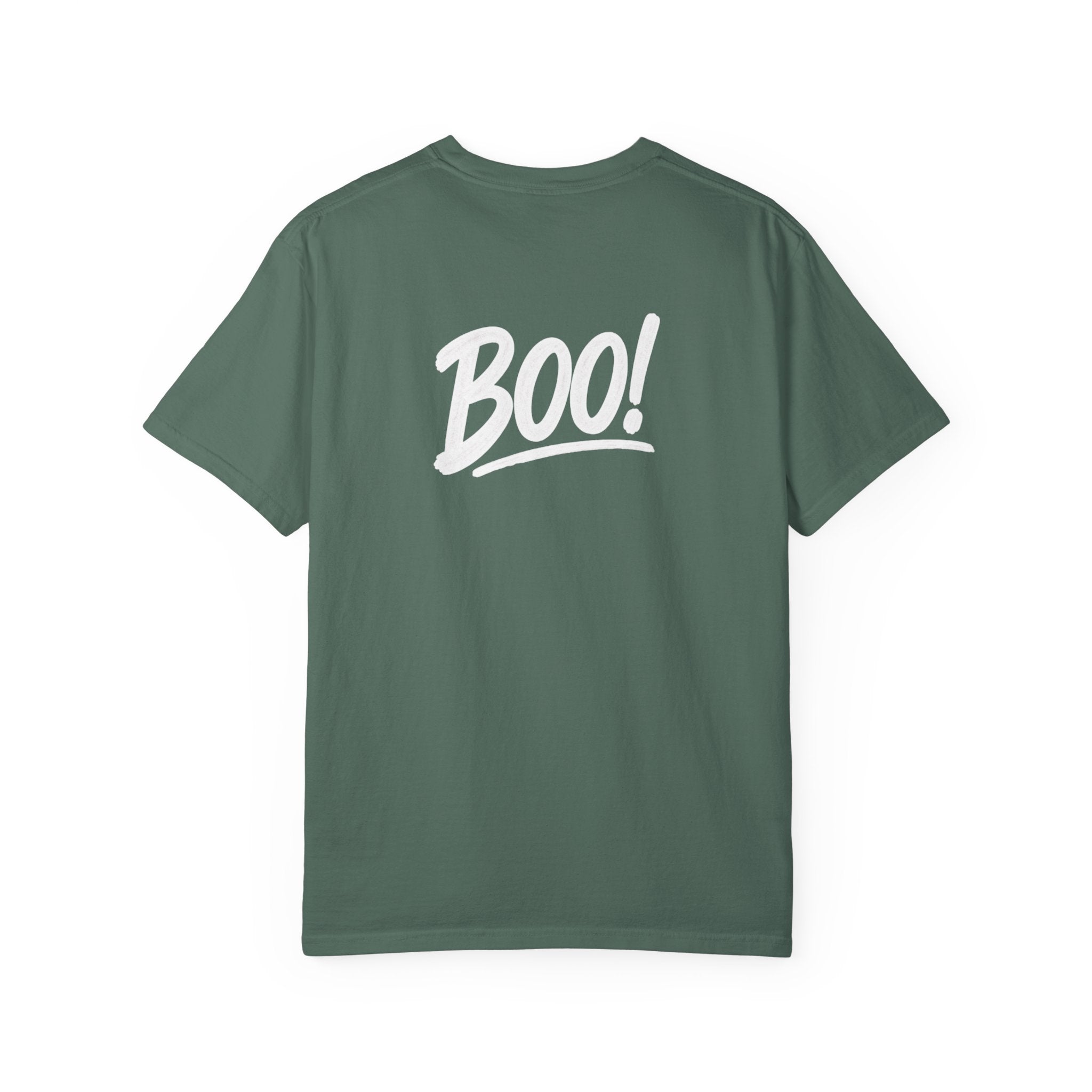 Nurse Halloween Shirt, Compassion Care Can't Scare Tee, Funny Boo Back Print Gift for Nurses & CNAs, Comfort Colors Spooky Season