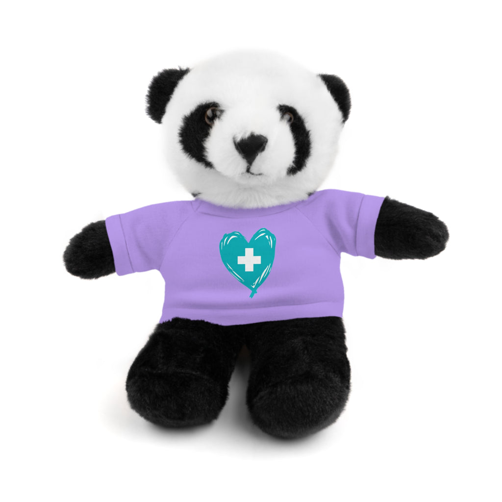 Nurse Heart Plushie — Carry the Floor Logo Stuffed Animal (8", Choose Your Animal) | Nurse & New-Grad Gift