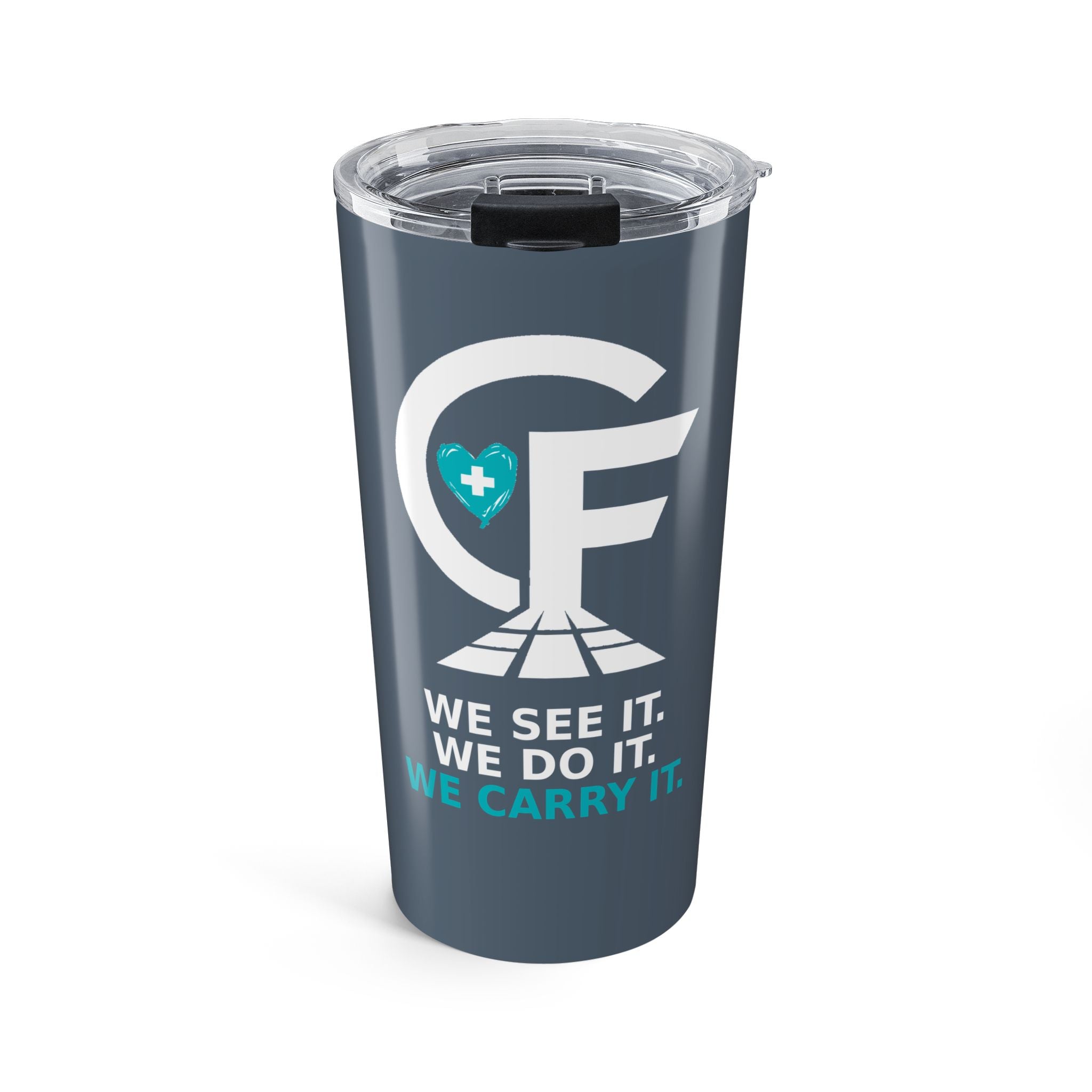Carry the Floor Tumbler — 20oz Insulated Travel Cup for Nurses & CNAs | Brand Logo Drinkware