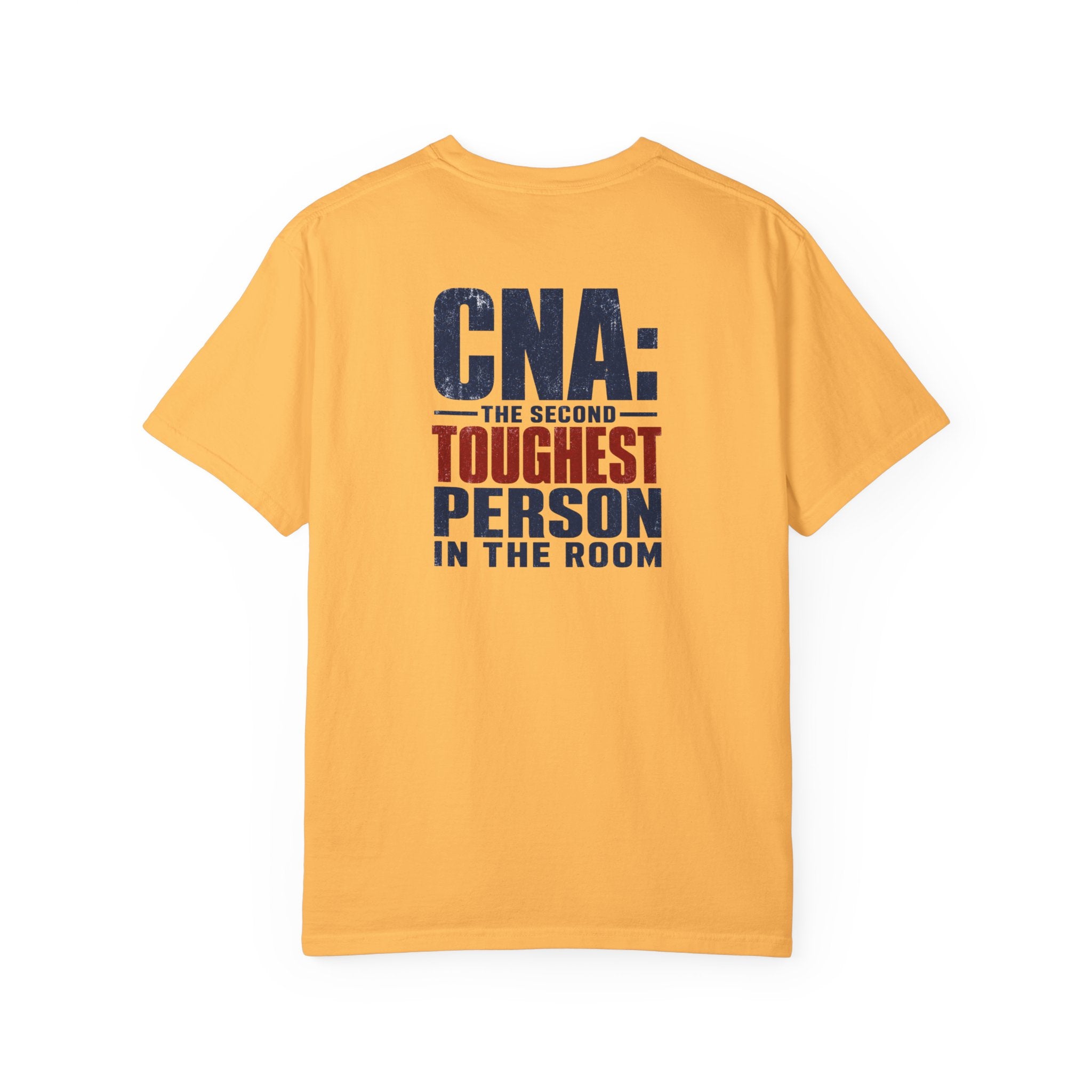 CNA Shirt, Second Toughest Person in the Room Tee, Back Print Nursing Assistant Gift, Comfort Colors CNA Appreciation Tee