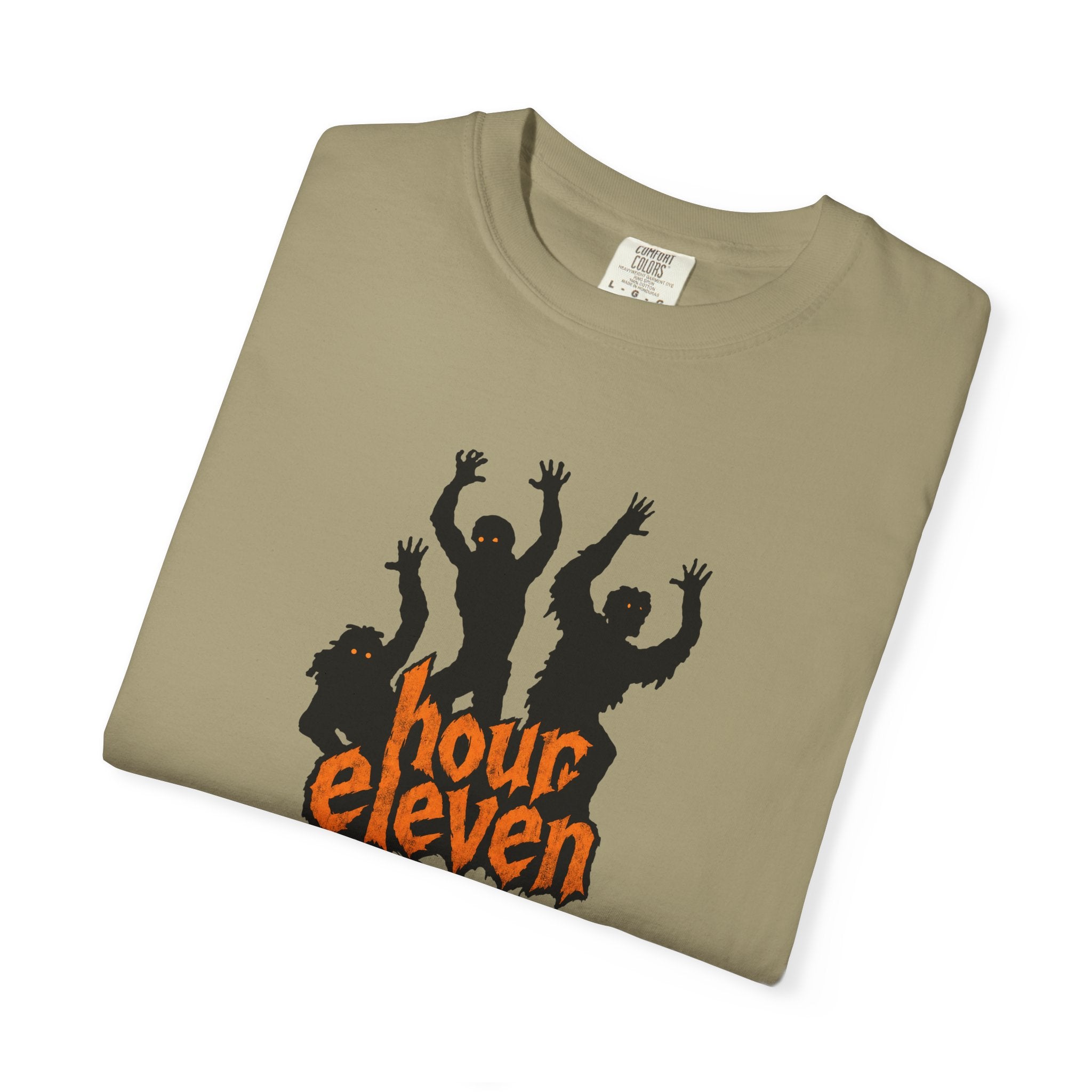Nurse Halloween Shirt, Hour Eleven Zombie Tee, Funny 12 Hour Shift Gift for Nurses & CNAs, Comfort Colors Night Shift Dark Humor