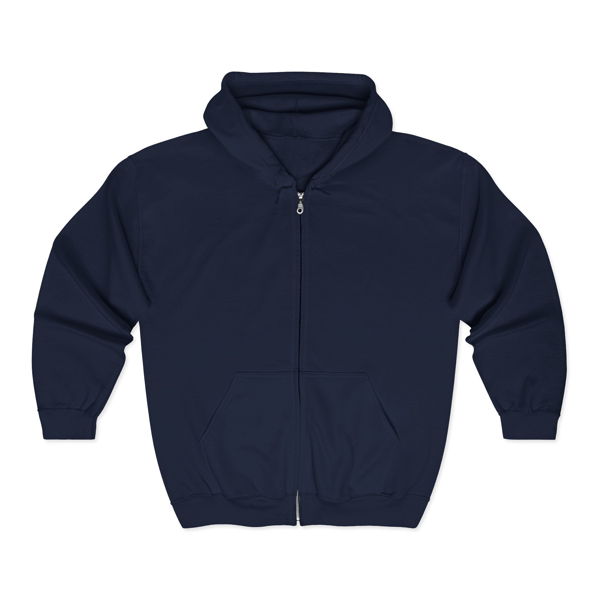 CNA Zip Hoodie — "Certified to Handle Your Worst Day" Funny Nursing Assistant Heavy Blend Full-Zip Hoodie Gift
