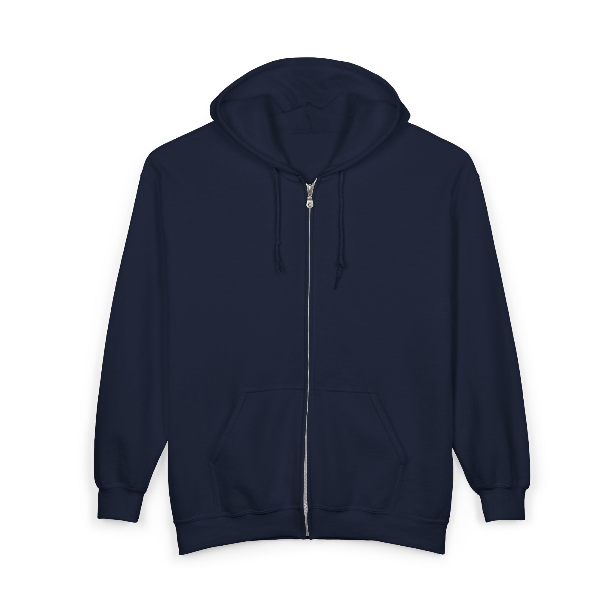 Carry the Floor Zip Hoodie — Icon Logo Heavy Blend Full-Zip Hoodie for Nurses & CNAs | Brand Apparel