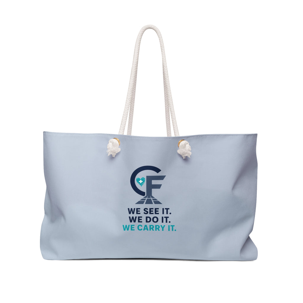 Carry the Floor Tote Bag — Full Logo Canvas Bag for Nurses & CNAs | Brand Tote
