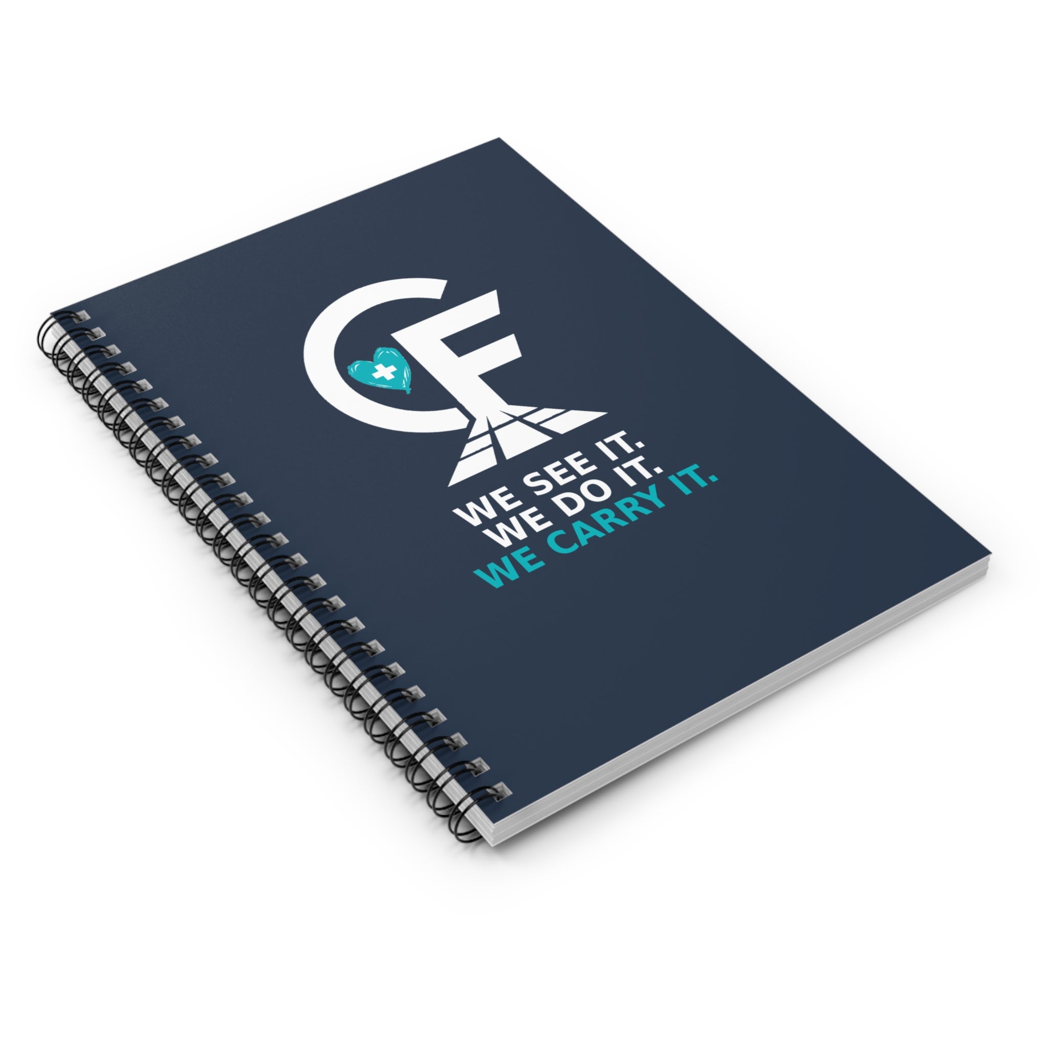 Nurse Notebook — "We See It. We Do It. We Carry It." Spiral Journal for Nurses & CNAs