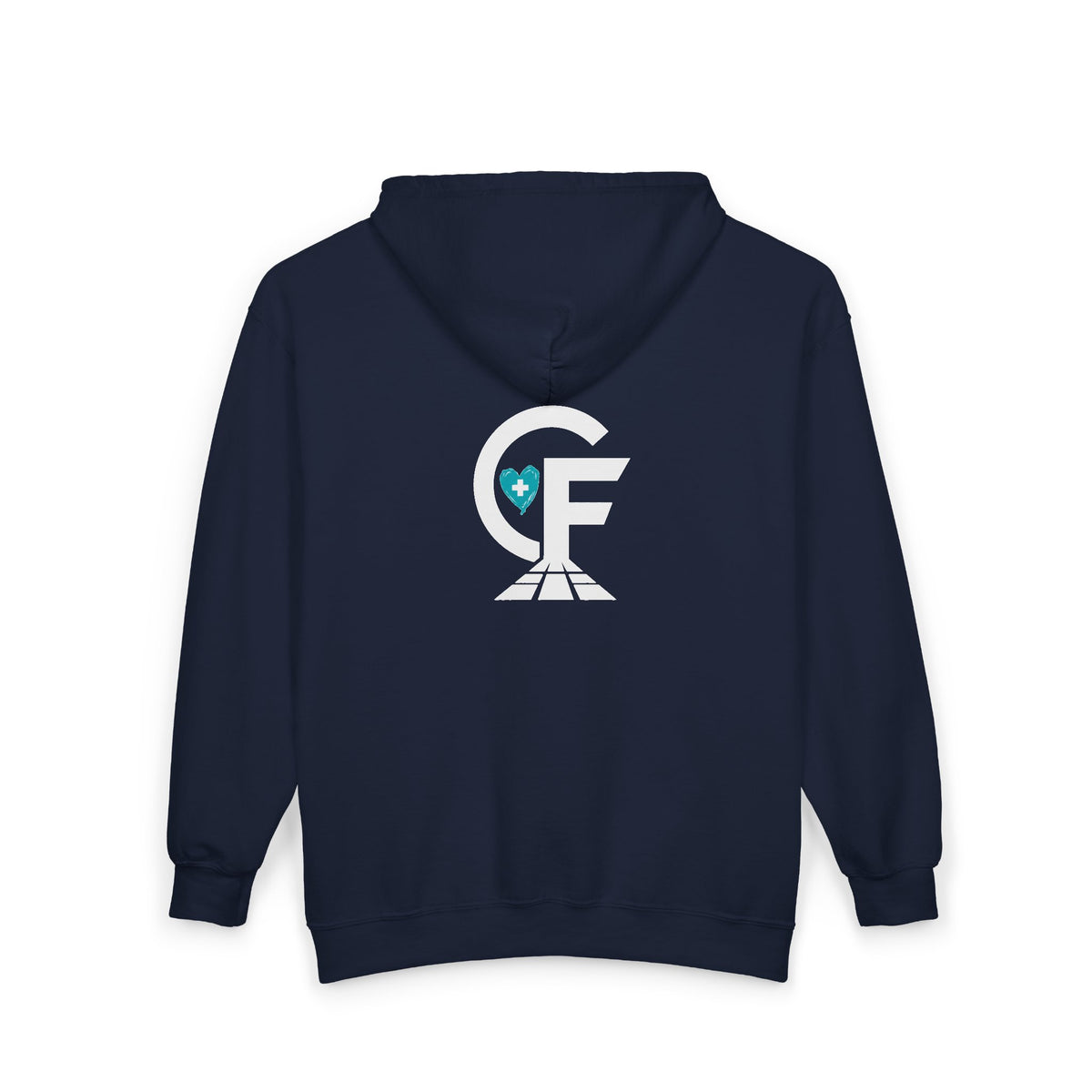 Carry the Floor Zip Hoodie — Icon Logo Heavy Blend Full-Zip Hoodie for Nurses & CNAs | Brand Apparel