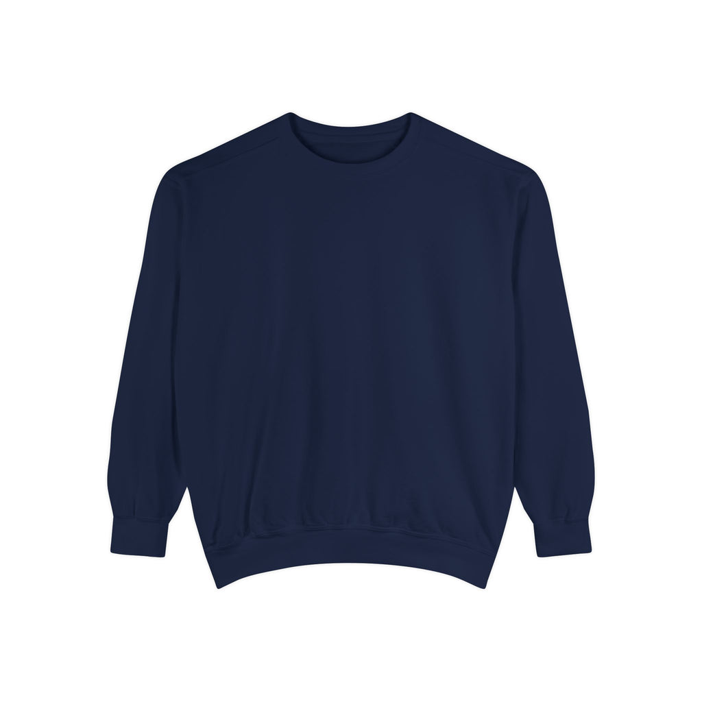 Charted. Challenged. Clocked Out. Nurse Sweatshirt — Funny Garment-Dyed Crewneck Sweatshirt Gift for RNs, LPNs & CNAs