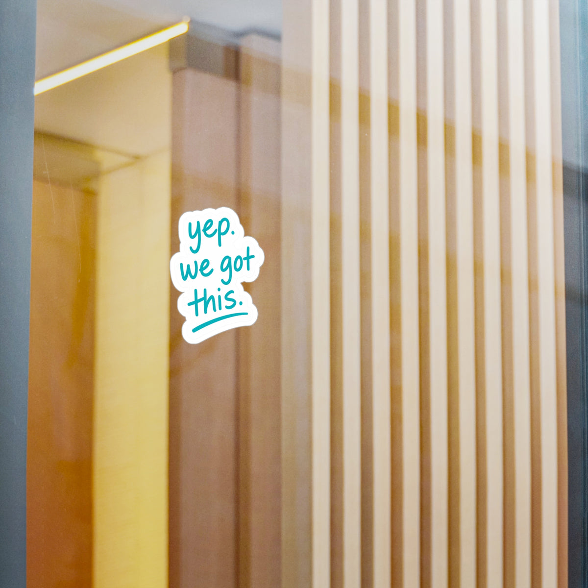 Nurse Sticker — "yep. we got this." Funny Motivational Nurse & CNA Laptop Decal