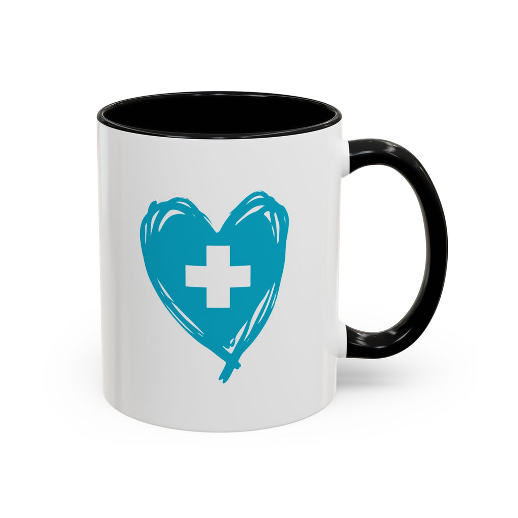 Nurse Grad Mug — "My Preceptor Lives in My Head" Funny Two-Tone Accent Coffee Cup (11oz & 15oz)