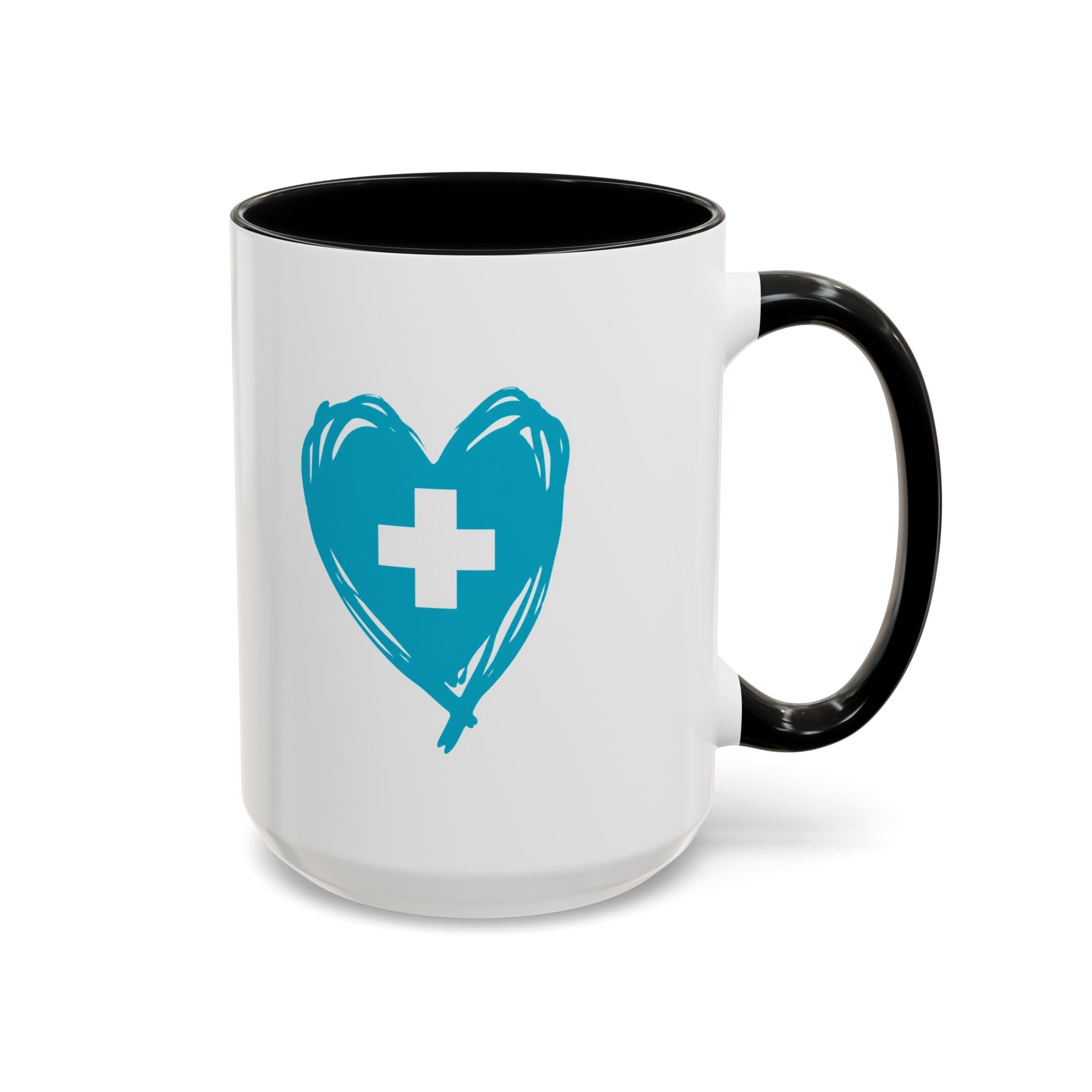 Nurse Grad Mug — "My Preceptor Lives in My Head" Funny Two-Tone Accent Coffee Cup (11oz & 15oz)