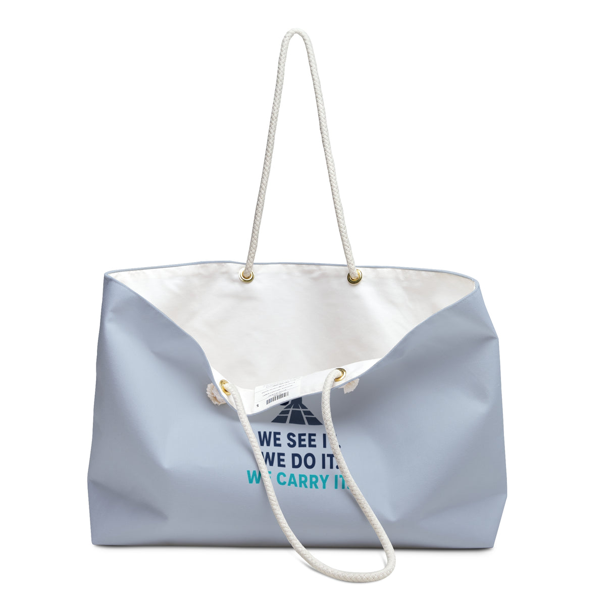Carry the Floor Tote Bag — Full Logo Canvas Bag for Nurses & CNAs | Brand Tote